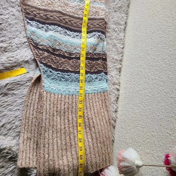 Anthropologie Sleeping On Snow Quillins Jacquard Vest Cardigan Duster Size XS - Picture 10 of 13